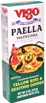Vigo paella valenciana. Imported from Spain.8 oz  Serves 2